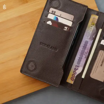 Jason Long Wallet – Chocolate secondary