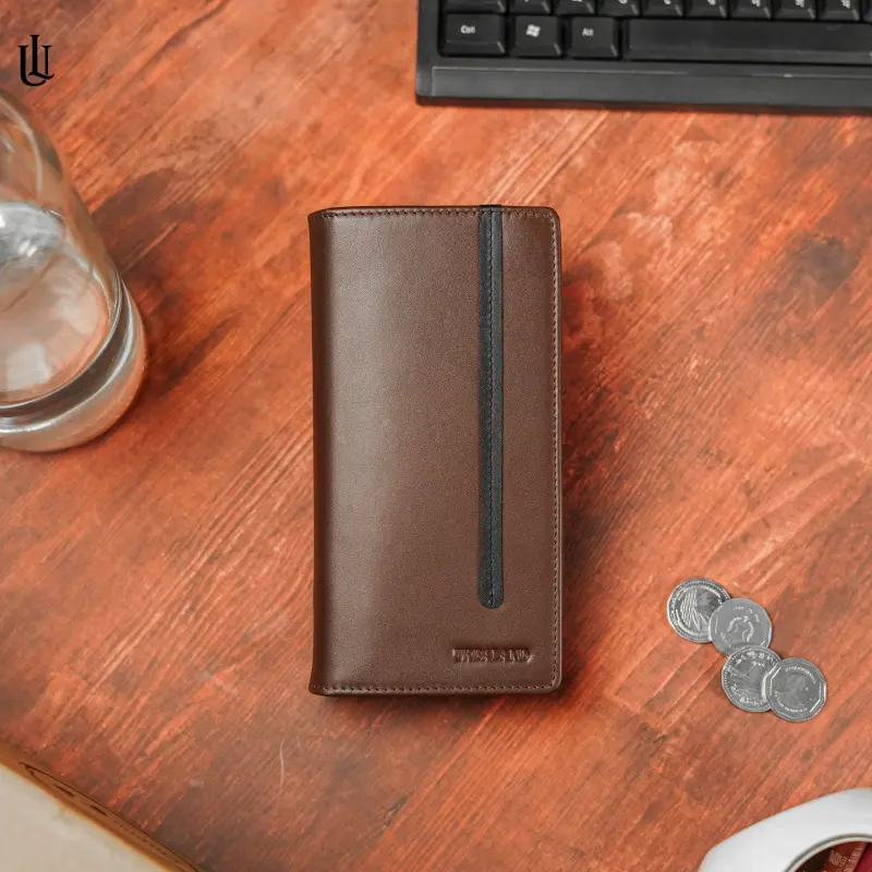 Kane Long Wallet – Chocolate