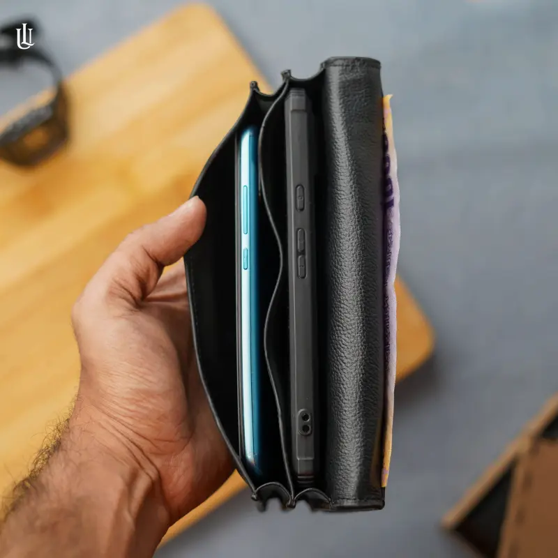 Wane Long Wallet – Black