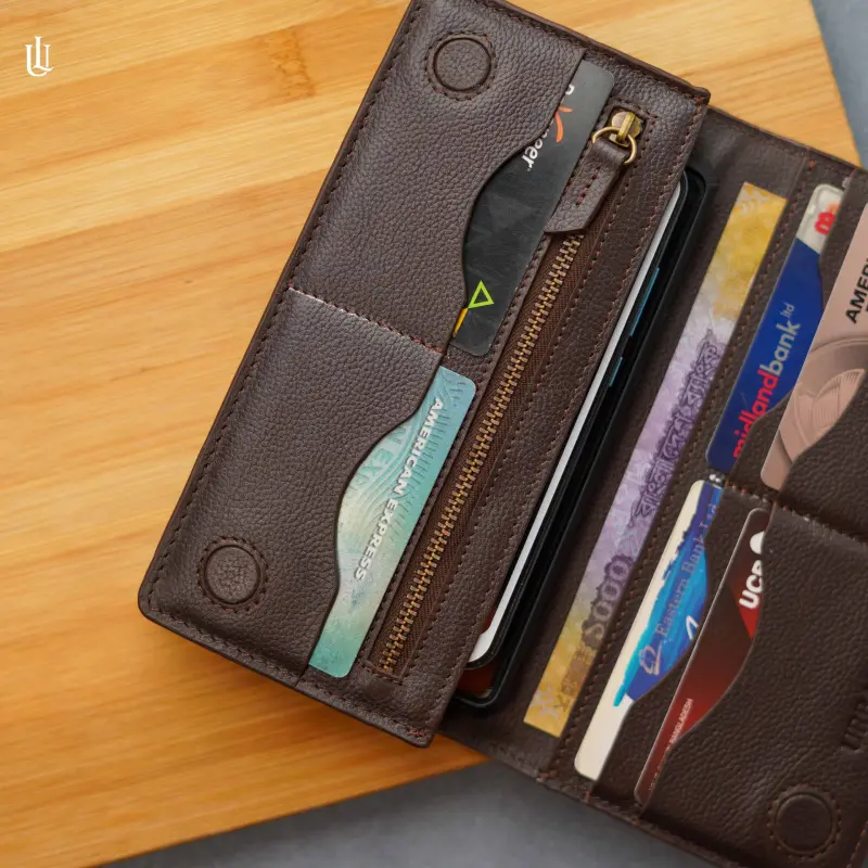 Wane Long Wallet – Chocolate